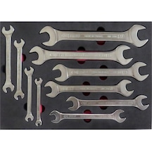 Brio Anahtar İki Ağız Set 10 Parça 6X7-24X27 Sünger Yataklı