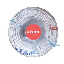 Has Light Dahili Pdv Telefon Kablosu Kırmızı Bakır 4 Kablo 100m