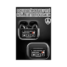 Bluetooth Kulaklık Kablosuz Ekranlı Anc/enc Destekli Dokunmatik