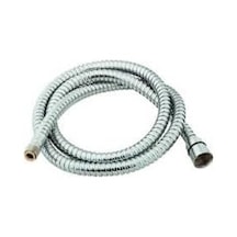 Buzz Evye Batarya Hortumu, Kromlu Çift Kenetli Lüx 150 Cm, Gümüş, Paslanmaz Çelik, 1/2 Inç İç Diş, 15 Mm Dış Diş, 1.2 Mm Kalınlık, 150 Cm Uzunluk