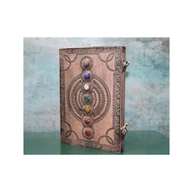 Taşlı Deri Defter Arbltgsn3dh9z567wd1 Çok Renkli