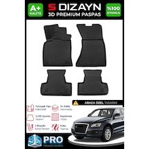 S-dizayn Audi Q5 3d Pro Havuzlu Paspas 2009-2017 A+ Kalite