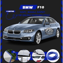 Bmw F10 Oto Araç Kapı Koruma Fitili 5metre Parlak Mavi Renk