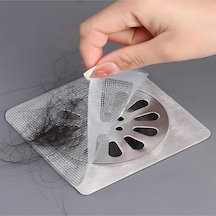 10 Adet Yapışkanlı Kullan At Lavabo Banyo Mutfak Gider Süzgeci Saç Kıl Tüy Toplayıcı Tel Süzgeç Diğer