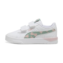 Puma Jada Classic Girly V Ps Çocuk Spor Ayakkabı - 403828-10821 Beyaz - Yeşil
