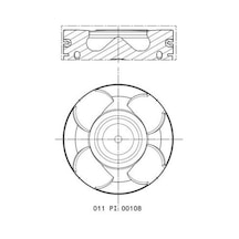 Piston Segman - Fiat Doblo, Ducato, Freemont, Bravo, 159, Giulietta, Spider, Brera - Goetze-after-8773445std000g