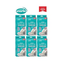Aqua Master 6 Yedek Mop Temiz & Kirli Suyu Ayırma Özelliği Otomatik Temizlik Seti Mop Paspas