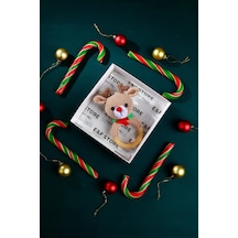 E&f Store Amigurumi Oyuncak - Geyik Diş Kaşıyıcı Çıngırak Çok Renkli