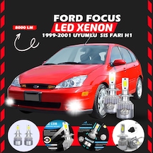 Ford Focus 1 1999-2001 Sis Farı Uyumlu Şimşek Etkili Led Xenon Performance Series H1
