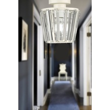 Begüsa Neva Tavan Montaj Tekli Avize Beyaz