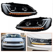 Volksvagen Jetta 2015-2018 Mk6 Passat B8 Dizayn Ledli Ön Far