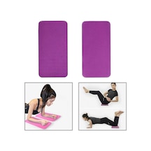 Yoga Diz Dirsek Destek Yastığı Kaymaz Mat 6 Mm Mor Genel