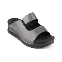Muya Beso 35201 Anatomik Airmax Memory Foam Kadın Terlik Platin Platin