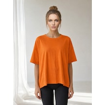 Nealirsanall.com Kadın Penye Oversize İtalyan Tunik - Asimetrik Kesim Salaş Tişört Siyah