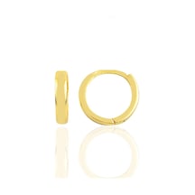 Söğütlü Silver Gümüş Altın Yaldızlı 11 Mm Halka Küpe Tragus Piercing Helix Kıkır