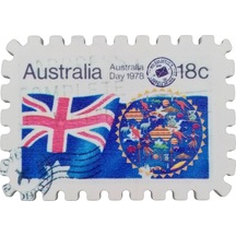 Avustralya Temalı Pul Magnet