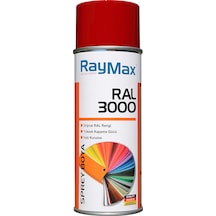 Raymax Akrilik Sprey Ral 3000 Ateş Kırmızı 400 ML.Made in Germany