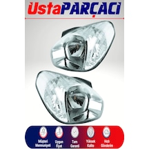 Hyundai Accent Era Sağ Sol Ön Far Takımı 2 Adet 2006-2012