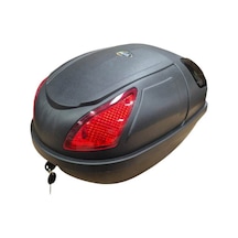 Elektrikli Bisiklet -motosiklet E-bike Arka Çanta Kilitli Siyah Kilitli E-bike Port Çanta 19 Litre Gri - Siyah