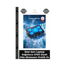 Özel Seri Laptop Soğutucu Cf05 Siyah Oda Aksesuarı Pratik Ev