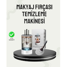 Usb Şarjlı Kompakt Makyaj Fırçası Temizleme Makinesi