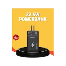 Powerbank 10000 Mah Dijital Göstergeli Taşınabilir Siyah