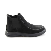 Siyah Nubuk Hakiki Deri Erkek Bot & Bootie E02396019501