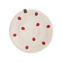 Mudo Home Fruıty Garden Yuvarlak Amerikan Servisi 35 Cm Çi Çok Renkli