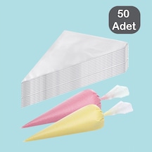 Porsima 165 50 Adet Krema Sıkma Torbası Kek Pasta Krema Poşeti