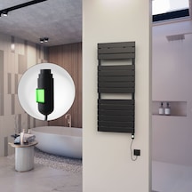 10h Elektrikli Havlupan 500 1180 Mat Siyah On/off Düğmeli 600 W