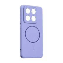 Xiaomi Mi 14t Pro Mika Pc Magsafe Kapak - Açık Mor Evimdeyokyok