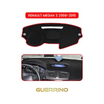 Renault Megan 3 2008-2015 Torpido Koruma Halısı Kırmızı Kenar