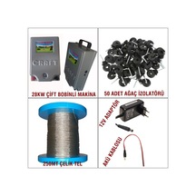 Çift Bobinli 28Kw Elektrikli Çit Sistemi 2.5 Dönüm İçin