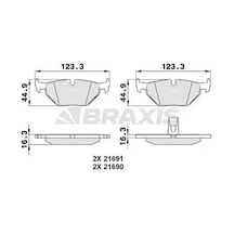 Bmw 528i E39 Arka Fren Balatasi 1996-2000 Braxıs Aa0148
