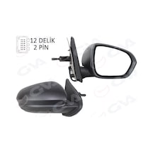 Gva 1019132-99 Dış Dikiz Aynası Sağ Mekanik Sinyalsiz Sensörlü 2 Fiş Yeni Dacia Duster 18- 963010215r