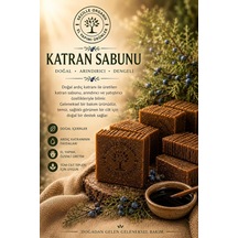 Secille Organic Soğuk Döküm Ardıç Katranı Sabunu 120g-el Yapımı Doğal Sabun-secille Organic Juniper Tar Soap 120g Cold Process Handmade Natural Soap Diğer