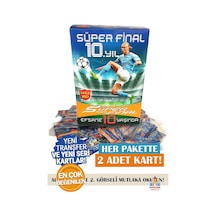 All Star 10. Yıl Efsane Seri Futbol Kartları 70 Paket 140 Adet - Ve Koleksiyonluk