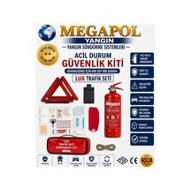 Lüks Trafik Seti, 1 Kg Toz, Trafik Seti, Yangın Söndürme Cihazı. Yangın Tüpü