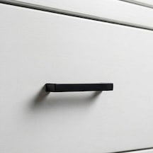 System Mobilya Kulbu Siyah Renk 192mm Kulp Sy6250 0192 Al6 Çok Renkli