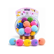 Mynx Kedi Oyun Topu Örgü Zilli 40 Lı Paket