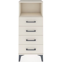 Arges Komodin Tek Raflı 4 Çekmeceli 44x30x106 Aytaşı-aytaşı Aytaşı