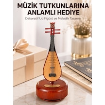 Mey İthalat Enstrüman Figürlü Melodi Çalan Dekoratif Müzik Kutusu Renkli