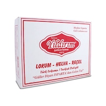 Yıldırım Şekerleme Gül Yapraklı Çifte Kavrulmuş Gül Lokumu 4 KG