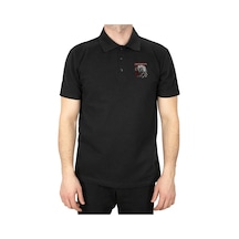Iron Maiden Scary Zombie Polo Yaka Renkli Tişört Kırmızı