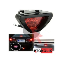 Fren Lambası F1 Üçgen Çakar Kırmızı 12v Stop Lambası Onkar Otk-24599