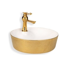 Lena Tezgahüstü Lavabo E-5001a Altın Gold