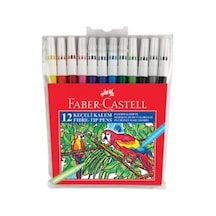 Faber Castell Yıkanabilir 12’li Keçeli Kalem