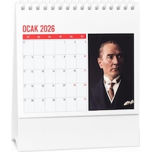Keskin 600129-99 2026 Mtk-820 Karton Üçgenmasa Takvim Atatürk