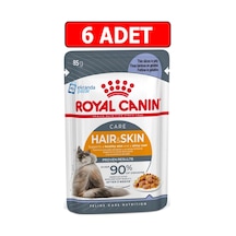 Tr Royal Canın Hair Skin Kedi Yaş Mama 85gr 6adet Kedi Konserve Pouch