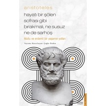 Aristoteles - Hayatı Bir Şölen Sofrası Gibi Bırakmalı Ne Susuz Ne de Sarhoş - Çağla Özden - Destek Yayınları